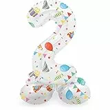 Folat 63962 Palloncino di alluminio Numero con Base Figura 2 Joyful Party Multicolore 72 cm - decorazione palloncino per compleanno, anniversario, non è necessario l'elio