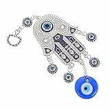 BESPORTBLE 2Pcs Ornamento Decorazioni Accessori Di Gioielli Decorazioni Per La Casa Blue Eye Ornamento Occhi Azzurri Ciondolo Male Casa Decorazione Ciondolo Appeso Adornano Finestra