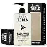 Barber Tools Gel da Barba Trasparente per la Rasatura dei Contorni della Barba, 150 ml