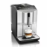 Siemens EQ.300 TI353501DE - Macchina da caffè automatica, dimensioni compatte, facile da usare, 1300 Watt, colore: Argento