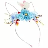 NOLITOY Fascia di Capodanno Cerchietto per Orecchie Coniglio Cerchietto per di Coniglio Cerchietto per per Animali Cartoni Animati Copricapo per Festa di Pasqua Prop per Forniture