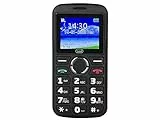 Trevi - Telefono Cellulare per Anziani MAX 10 con tasti di grandi dimensioni retroilluminati e interfaccia grafica semplice ed intuitiva
