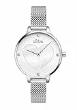 s.Oliver Orologio Analogico Quarzo Donna con Cinturino in Acciaio Inox SO-3472-MQ