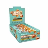 BioTechUSA Protein Dessert Bar | Ricco Contenuto Proteico | Senza Glutine, Alte Fibre, Senza Olio di Palma, 20 * 50 g, Crunchy Caramel