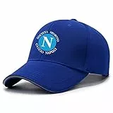 GLLUSA Berretto da Baseball da Uomo per SSC Napoli Cappello Casual con Stampa Cappello con Visiera Parasole Regolabile Cappellino da Golf Cappello da Camionista Sportivo Unisex-Blue||One Size