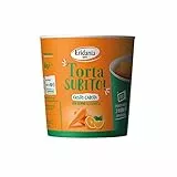 Eridania, Torta Subito Gusto Carota con Gemme all’Arancia, Preparato per Torta da Microonde, Senza Glutine, Senza Conservanti, Pronta in soli 2 Minuti, Monoporzione da 60 grammi