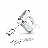 Bosch , MFQ25200, Sbattitore elettrico CleverMixx Luce, 500 W, 75 Decibel, Plastica, 4 velocità, Bianco, Basic, con Led