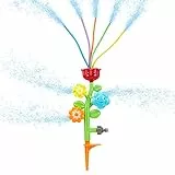 Giochi Da Giardino per Bambini Giochi Acqua Bambini Spruzzino Polpo Ape Giochi Esterno Bambini da Giardino Gioco Water Spruzza Acqua Giocattolo di Sprinkler per Bambini all'Aperto (Fiore)