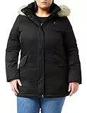 Tommy Hilfiger Giubbotto Invernale Donna Sorona Padded Parka, Nero (Black), M