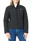 Calvin Klein Jeans Padded Jacket Giacca Imbottita con Collare Logo LW, CK Black, S Donna