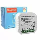 Interruttore Smart Dimmerabile,modulo regolatore intensità luce switch intelligente ZigBee dimmer per led relè neutro EU Smart Life/Tuya APP 220V-240V 2-way compatibile con Alexa Echo e Google Home…