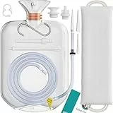 Medi Grade Kit per Pulizia Intima - Kit per Uso Domestico - Set da 14 Pezzi - 100% trasparente - Include Kit Clistere Riutilizzabile - Accessori - Istruzioni - Custodia e Tanto Altro