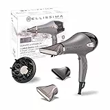 Bellissima Imetec Ceramic & Argan Oil, Asciugacapelli Professionale, Tecnologia Ceramica e Olio di Argan, Potenza 2300 W, 3 Temperature, Ionizzatore, Colpo Freddo, 2 Bocchette, Diffusore