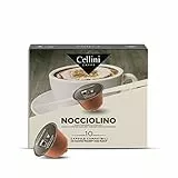 Caffè Cellini Capsule Compatibili Dolce Gusto Nocciolino - 30pz | Compatibili Nescafé Dolce Gusto Capsule Dal Sapore Dolce E Sorprendente| Capsule Compatibili Nescafé Dolce Gusto