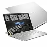Notebook Asus Silver Portatile Pc Display 15.6' HD /Intel Dual Core N4020 Up To 2.80Ghz /Ram DDR4 8Gb /SSD M.2 256GB /Intel UHD Graphics 600 /Hdmi Wifi Bluetooth /Windows 11 Pro /Open Office
