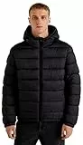 United Colors of Benetton Giacca 2NIWUN01M Uomo, Nero 100, L