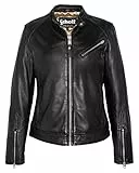 Schott NYC Lcwmotor Camicetta, Nero, L Donna