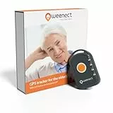 Weenect - Salvavita GPS per anziani | Senza limiti di distanza | 7 giorni di autonomia | Pulsante di allarme | Telefono di emergenza | Funziona con abbonamento