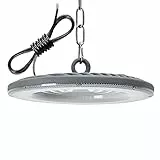 Jefedana 100W UFO Lamp Faretto LED,10000LM 6500K Bianco Freddo Faretto LED UFO,Lampada da officina, fari Led da esterno Faretto LED UFO,per Stadio coperto,Parcheggio,Centri logistic