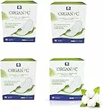 Organyc Assorbenti Notte con Ali in Cotone Certificato 100% Biologico, 4 Confezioni da 10 Unità , Totale 40 Unità