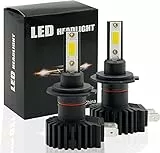 Lampade Led H8/H11/H16 Lampadine LED Auto Moto 60W 12000 Lumens Impermeabili Super Bright 6500K IP65 12V Conversione Kit Sostituzione Lampade Alogena Xenon Abbaglianti e Anabbaglianti (H8/H11/H16)