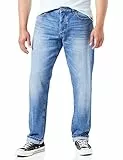 United Colors of Benetton Pantalone 4AW757B88 Jeans, Blu Denim 917, 29 Uomo