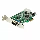 StarTech.com Scheda Seriale PCI Express 1 Porta, Controller PCIe RS232, 16550 UART, Scheda Seriale di Espansione DB9 a Profilo Basso/Completo, Compatibile Windows e Linux (PEX1S553LP)