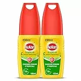 Autan Tropical Vapo Bipacco, Insetto Repellente e Antizanzare Comuni e Tropicali, 2 Confezioni da 100ml