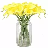 10pcs Fiore Artificiale Fiori Artificiali Calla Lily ,Decorazione Domestica Bouquet Decorazione di Cerimonia Nuziale Domestica Nuziale del Mazzo