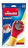 Vileda 681 - Il Guanto di Gomma Robusto, Ideale per i lavori Domestici più impegnativi Che richiedono Una Maggiore Protezione