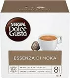 NESCAFÉ DOLCE GUSTO Espresso Essenza di Moka Caffè, 6 Confezioni da 16 Capsule, 96 Capsule