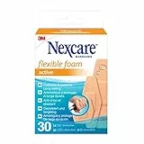 Cerotti Nexcare Active Flexible Foam, assortiti, confezione da 30 pezzi