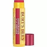 Burt's Bees Balsamo per Labbra al Melograno, Idratante con Cera d'Api e Vitamina E, 100% di Origine Naturale, 4.25 g