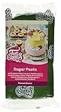 FunCakes Pasta di Zucchero Forest Green: facile da usare, liscia, flessibile, morbida e pieghevole, perfetta per decorare torte, halal, kosher e senza glutine. 250 gr