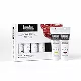 LIQUITEX 3699416 - Vernice acrilica professionale Heavy Body in qualità artistica, con eccellente resistenza alla luce in consistenza burrosa, set da 6 colori, set da 59 ml