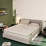 Baldiflex Emporio Materasso Matrimoniale Molle Insacchettate e Memory, Green Spring 800 Molle + 3 cm Memory, 7 Zone Differenziate, 100 Notti di Prova 160x190 cm