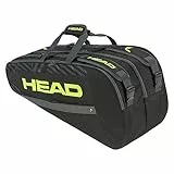 Head Borsa per Racchette Base, Scarpe da Bambini Unisex-Adulto, Black/Yellow, Medium
