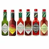 Confezione da 6 TABASCO (6 x 60 ml) - tutti i vostri gusti preferiti in un'unica grande confezione