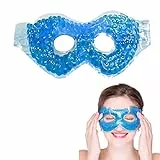 Maschera Gel per Occhi,Maschera Refrigerante Occhi,Maschera Occhi Gel Freddo Riutilizzabile,Mascherine Caldo Freddo,Maschera Ghiaccio Viso per Occhi Gonfi,Occhi Stanchi,Mal di Testa,Hangover,Emicrania