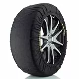 Goodyear 10643 - Catene da Neve in Tessuto, Calze da Neve in Tessuto, Calze da Neve per Auto con Certificazione Ö-Norm V5121, Taglia L
