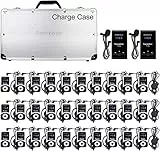 Retekess T130-T131 Wireless Sistema di Guida Turistica con Scatola di Ricarica Portatile a 32-slot per Chiesa Conferenze Sistema di Traduzione (2 Trasmettitori e 30 Ricevitori 1 Scatola di Ricarica)