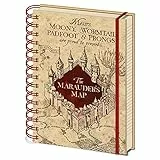 AMBROSIANA Quaderno a righe A5 Harry Potter The Marauders Map
