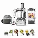 Kenwood Robot da cucina MultiPro Express Weigh FDM71.960SS con 8 Accessori Dedicati, Bilancia Digitale Integrata, Capacità 3L, Velocità Regolabile con Funzione Pulse