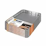 Cuki Teglie Extra Alluminio - Alto Spessore - 16 Porzioni - Rettangolari [R4432] - 6 Confezioni Da 2 Pezzi - 920 g