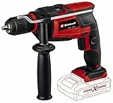 Einhell Trapano a Percussione a Batteria, Nero, Ciano, Magenta, Giallo, 1/2 pollice