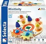 Selecta - Giocattolo motorio “Minitivity”, in legno, 14 cm, 62036
