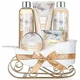 Body & Earth Set Regalo Donna da Bagno 6 Pcs, Bagnoschiuma, Gel Doccia, Lozione Corpo, Saponetta, Crema Mani, Idee Regalo Natale Donna Compleanno, Anniversario o Festa, Profumo Gelsomino