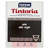Nuncas Tintoria Lana, seta, nylon nero - 260g