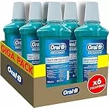 Oral-B Pro-Expert Colluttorio Multi-Protection, Combatte i Batteri che causano la Placca, Menta, per un Alito Fresco a Lungo, Protezione 24 Ore, Senza Alcool, 6 Confezioni X 500 ml