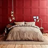 Catherine Lansfield - Set di Copripiumino Matrimoniale e federe in cotone per letto king, 3 pezzi, (230x220 cm)